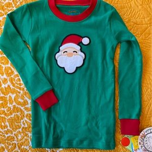 Sara’s Prints organic cotton Christmas pjs sz.7 NWT!